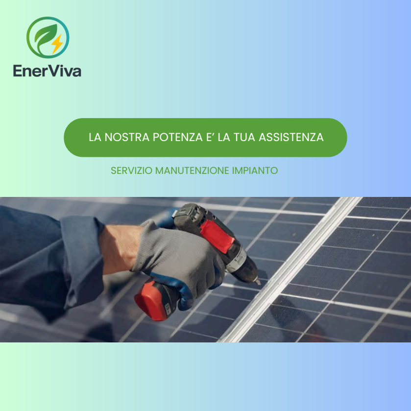 Copertina brochure servizio manutenzione impianto