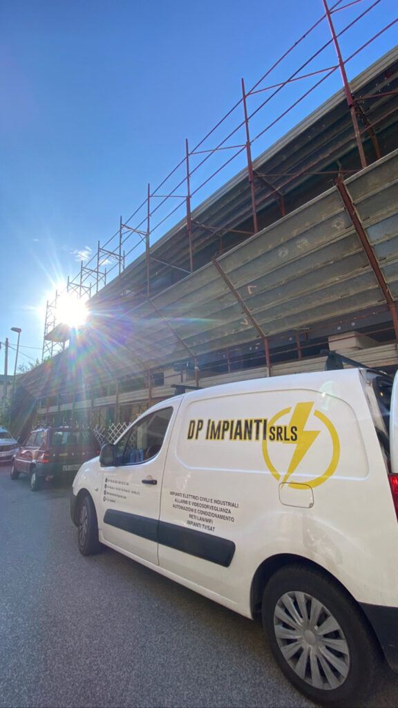 Team DP Impianti al lavoro
